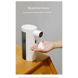Automatic Soap Dispenser Touchless,Foaming Soap Dispenser 300ml USB Rechargeable Dispenser Electric 3 Level Adjustable for Bathroom Kitchen (White) In Australia - Darrahopens