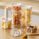 Lasting Freshness BPA-Free Plastic Vacuum Seal Containers with Pump – Airtight Food Storage, Meal Prep & Pantry Organization, Preserves Freshness 5X Longer,4pcs In Australia - Darrahopens