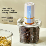 Lasting Freshness BPA-Free Plastic Vacuum Seal Containers with Pump – Airtight Food Storage, Meal Prep & Pantry Organization, Preserves Freshness 5X Longer,4pcs