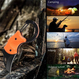 2 pack Small Pocket Knife for Men, Cool Folding Knife Box Cutter with Sharp Blade, Mini Knives for Everyday Carry, Great Gift for Men (Orange) In Australia - Darrahopens