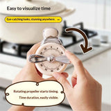 2 Pack Wind Up Timer, Visual Mechanical Timer with Loud Alarm, Manual Countdown Timers for Classroom, Home, Study and Cooking In Australia - Darrahopens