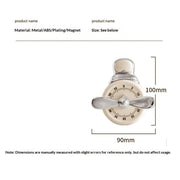2 Pack Wind Up Timer, Visual Mechanical Timer with Loud Alarm, Manual Countdown Timers for Classroom, Home, Study and Cooking