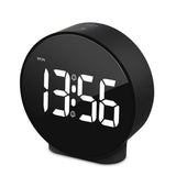 Digital Clock: Cordless Small Alarm Clock for Bedroom Travel - Large Numbers Dimmers for All Ages White Digits（Battery not included） In Australia - Darrahopens