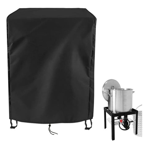 Turkey Fryer Cover, Waterproof Crawfish Boiler Cover for Outdoor Deep Fryer, Protective Seafood Boil Pot Cover for Seafood Boil Pot and Burner kit-39.9*39.9*75.9cm In Australia - Darrahopens
