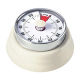 Elegant Stainless Steel Vintage Kitchen Timer with Magnetic Attachment - 60-Minute Countdown & Audible Alarm, Perfect for Cooking, Office Tasks, and Study Sessions (-Beige) In Australia - Darrahopens