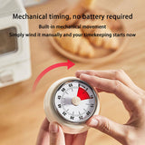 Elegant Stainless Steel Vintage Kitchen Timer with Magnetic Attachment - 60-Minute Countdown & Audible Alarm, Perfect for Cooking, Office Tasks, and Study Sessions (-Beige) In Australia - Darrahopens