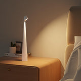 Portable Cordless LED Desk Lamp, Rechargeable Wireless Table Lamp, 3-Level Brightness, Patio & Bedside Night Light, Dining Room Ambient Reading Light (White) In Australia - Darrahopens