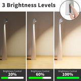 Portable Cordless LED Desk Lamp, Rechargeable Wireless Table Lamp, 3-Level Brightness, Patio & Bedside Night Light, Dining Room Ambient Reading Light (White) In Australia - Darrahopens