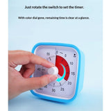 60 Minute  ⁠— Visual Timer with Desktop Software for Kids Classroom Learning, Teachers Desk Clock, Study Tool and Office Meetings with Silent Operation (Sky Blue)