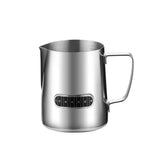 304 Stainless Steel Milk Jug with Thermometer Milk Pitcher for Milk Frothing Cup,Making Cappuccino Latte and Espresso (600ML silvery) In Australia - Darrahopens