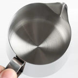 304 Stainless Steel Milk Jug with Thermometer Milk Pitcher for Milk Frothing Cup,Making Cappuccino Latte and Espresso (600ML silvery) In Australia - Darrahopens