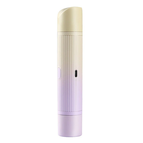 Comfort 2 in 1 Electric Lady Shaver, Dual Head Shaver Women, Bikini Trimmer for Women, Cordless Rechargeable Waterproof Women's Electric Razor Dry/Wet, for Facial Chin Underarm Legs (Purple)