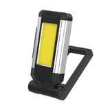 LED Magnetic Work Light, Portable USB Rechargeable Light, 360° Rotating Folding Flashlight for Car Repairing, Workshop,（Foldable Silver） In Australia - Darrahopens