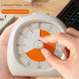 Visual Timer for Kids 60-Minute - Countdown Timer with Optional Alarm, , Time Management for Homework, Chores, Office, Kitchen, Teaching & Study Routines (white)