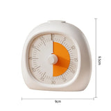 Visual Timer for Kids 60-Minute - Countdown Timer with Optional Alarm, , Time Management for Homework, Chores, Office, Kitchen, Teaching & Study Routines (white)