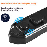Smart Bike Tail Light with Turn Signals, USB Rechargeable Wireless Bicycle Turn Signal Lights, Remote Control Waterproof Rear Safety Warning Light for ebike Scooters In Australia - Darrahopens