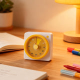 Magnetic Visual Timer, 60 Minute Oversize Countdown Visual Timer for Kids and Adults, Durable Mechanical Time Management Tool (yellow)