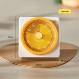 Magnetic Visual Timer, 60 Minute Oversize Countdown Visual Timer for Kids and Adults, Durable Mechanical Time Management Tool (yellow)