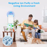 4Pack Plug In Air Purifier for Home Mini Ionic Air Purifier for Small Room Quiet Working Air Ionizers for Home,Office, Bedroom,Living Room,Portable Air Freshener for Odor,Pets Smell