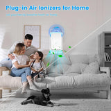 4Pack Plug In Air Purifier for Home Mini Ionic Air Purifier for Small Room Quiet Working Air Ionizers for Home,Office, Bedroom,Living Room,Portable Air Freshener for Odor,Pets Smell In Australia - Darrahopens