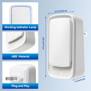 4Pack Plug In Air Purifier for Home Mini Ionic Air Purifier for Small Room Quiet Working Air Ionizers for Home,Office, Bedroom,Living Room,Portable Air Freshener for Odor,Pets Smell