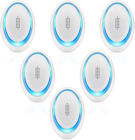 Ultrasonic Pest Repeller 6 Packs,Electronic Pest Repellent Pest Control Indoor for Living Room, Office, Warehouse, Garage, Hotel In Australia - Darrahopens