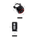 Bike Turn Signals, Bicycle Tail Light with Turn Signals, Bike Tail Light USB Rechargeable with Horn, IP65 Waterproof Anti-Theft Alarm,for Bicycle, Ebike, Scooter