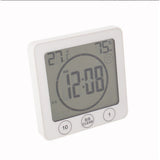 Digital Bathroom Shower Wall Clock Timer with Alarm with Big LCD Display, Waterproof for Water Spray,  Wall Clock Timer for Bathroom Shower Makeup Cooking In Australia - Darrahopens