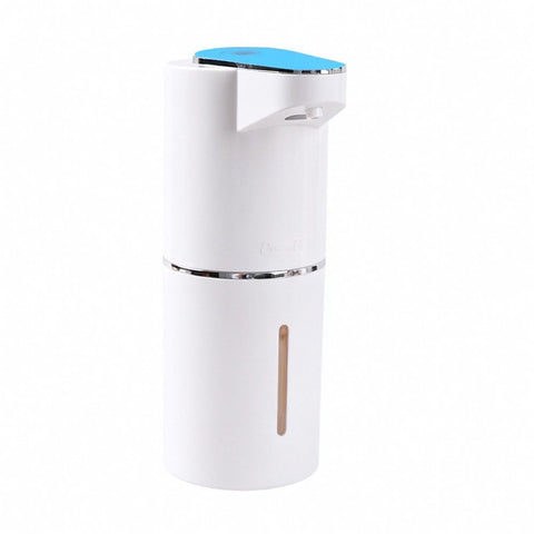 Automatic-Foaming-Soap-Dispenser-Touchless, White Hand Soap Dispenser 13oz/350ml  Wall Mounted & Countertop Design（sky blue） In Australia - Darrahopens