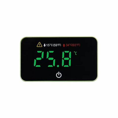 2pcs Aquarium Digital Thermometer with LED Touch Screen - Stick-on Fish Tank Thermometer for Betta Tanks， Cordless Waterproof Sensor In Australia - Darrahopens