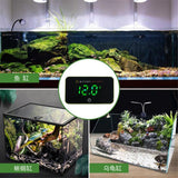2pcs Aquarium Digital Thermometer with LED Touch Screen - Stick-on Fish Tank Thermometer for Betta Tanks， Cordless Waterproof Sensor