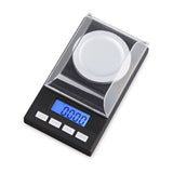 Digital Milligram Jewelry, LED Digital Display Mini Portable High Precision 0.001g Pocket Jewelry with Calibration Weights Tweezers and Weighing Pans (100g)