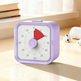 60 Minute Kids Visual Timer Home Edition - for Homeschool Supplies Study Tool, Timer for Kids Desk, Office Desk and Meetings with Silent Operation (Purple) In Australia - Darrahopens