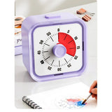 60 Minute Kids Visual Timer Home Edition - for Homeschool Supplies Study Tool, Timer for Kids Desk, Office Desk and Meetings with Silent Operation (Purple) In Australia - Darrahopens