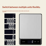 Food Scale Grams and Ounces - Digital Kitchen Scale 10kg/1g Accuracy, Rechargeable ，Stainless Steel, Lightweight for Cooking, Baking, Meal Prep In Australia - Darrahopens