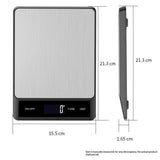Food Scale Grams and Ounces - Digital Kitchen Scale 10kg/1g Accuracy, Rechargeable ，Stainless Steel, Lightweight for Cooking, Baking, Meal Prep In Australia - Darrahopens