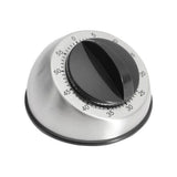 Wind Up Kitchen Timer, Stainless Steel 60-Minutes Mini Cook's Timer, Lightweight Cooking and Baking Portable Countdown Countertop Alarm,