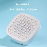High suction silent vacuum cleaner, portable nail salon specific small nail remover and dust collector+10 filter papers (white) In Australia - Darrahopens