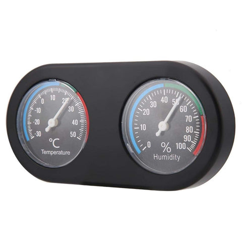 2pcs Reptile Thermometer Hygrometer, Mini Round Shape Dual Dial Thermometer and Humidity Gauge for Reptile Lizard Tortoise Spider Pet Rearing Box In Australia - Darrahopens