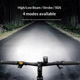 Bike Lights for Night Riding, Bike Headlight for Mountain, Rechargeable Bike Light for Road Long endurance night riding headlights In Australia - Darrahopens