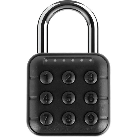 Combination Lock, 6 Digit Password Locker Lock  Zinc Alloy Code Digital Padlock, Push Button Safe Padlock Security Padlocks, Combination Padlock for Gym and School Lockers(Black) In Australia - Darrahopens