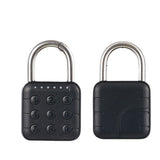 Combination Lock, 6 Digit Password Locker Lock  Zinc Alloy Code Digital Padlock, Push Button Safe Padlock Security Padlocks, Combination Padlock for Gym and School Lockers(Black)