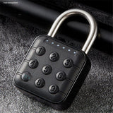 Combination Lock, 6 Digit Password Locker Lock  Zinc Alloy Code Digital Padlock, Push Button Safe Padlock Security Padlocks, Combination Padlock for Gym and School Lockers(Black) In Australia - Darrahopens