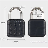 Combination Lock, 6 Digit Password Locker Lock  Zinc Alloy Code Digital Padlock, Push Button Safe Padlock Security Padlocks, Combination Padlock for Gym and School Lockers(Black)