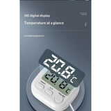 Small Digital Thermometer ON/Off Switch Indoor/Outdoor Meter Gauge , electronic water temperature gauge for fish farming（Large screen thermometer） In Australia - Darrahopens