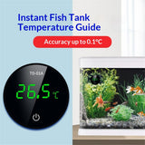 2pcs Fish Tank Digital Thermometer Accurate LED Display to Tank Thermometer Aquarium Temperature Measurement Suitable for Fish, Axolotl, Turtle or Aquatic（rechargeable） In Australia - Darrahopens
