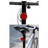 Visible Safety Flashlight Bike Tail Light with  Waterproof, Alarm Mode, Easy Install Bicycle Back Light Rechargeable Rear Bike Lights for Cyclists（Sitting style） In Australia - Darrahopens