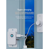 Fingerprint Fridge Lock - Child & Pet Proof Security for Drawers, Cabinets, Ovens, Toilet | Smart Biometric& | Easy Install | Quick Unlock (White, 1 Pcs) In Australia - Darrahopens