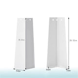 8 Pcs Aluminum Siding Corners 8 Inch Outside White Corner Caps Smooth Siding Trim, Metal Nails Included for Mobile Home House Exterior In Australia - Darrahopens