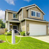 8 Pcs Aluminum Siding Corners 8 Inch Outside White Corner Caps Smooth Siding Trim, Metal Nails Included for Mobile Home House Exterior In Australia - Darrahopens